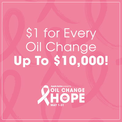 Oil Change for Hope May 1 - 31